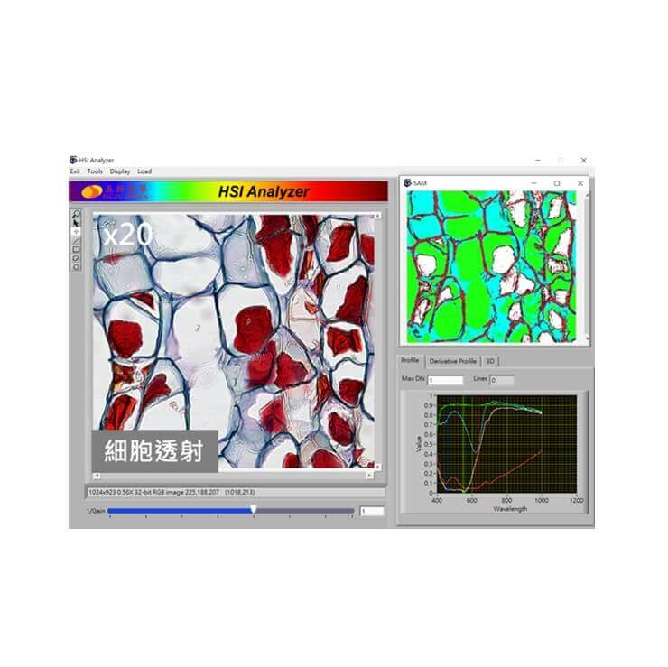 IOC VNIR Internal Scan Hyperspectral Camera